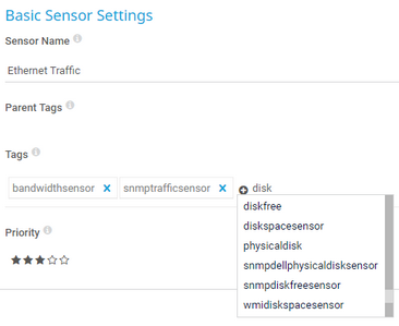 View and Edit Tags in Basic Sensor Settings View and Edit Tags in Basic Sensor Settings