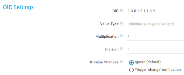 OID Settings OID Settings